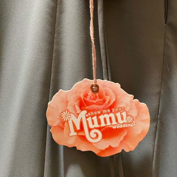 Godshaw Goddess Dress in Silver Sage Crisp - Picture 6 of 6